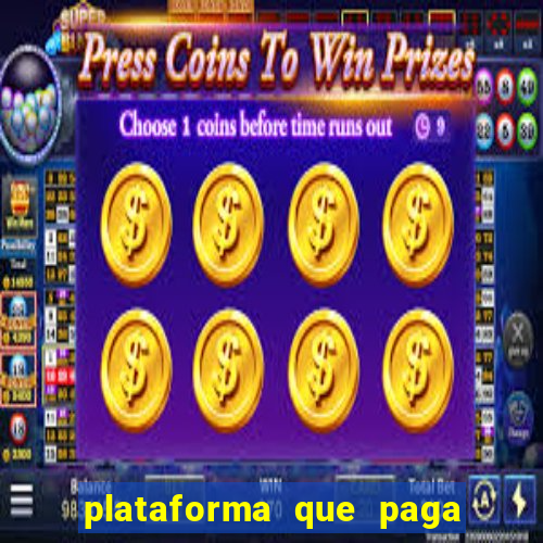 plataforma que paga no cadastro fortune tiger